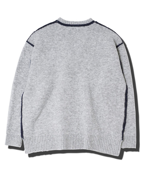 グレー/ネイビー